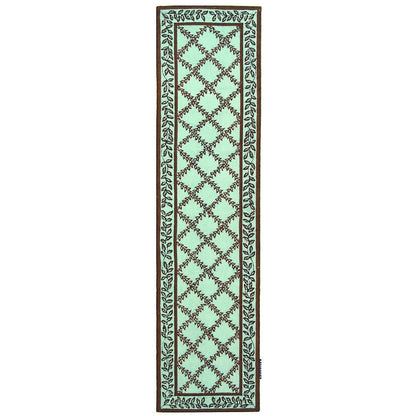 SAFAVIEH Handmade Chelsea Sunstripe Trellis French Country Wool Rug