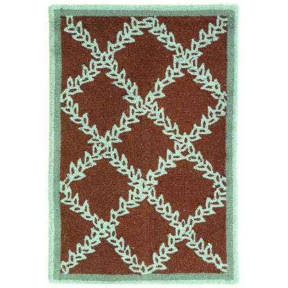 SAFAVIEH Handmade Chelsea Sunstripe Trellis French Country Wool Rug