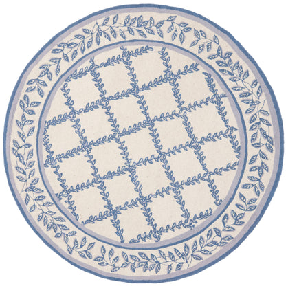 SAFAVIEH Handmade Chelsea Sunstripe Trellis French Country Wool Rug