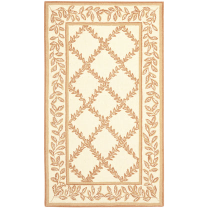 SAFAVIEH Handmade Chelsea Sunstripe Trellis French Country Wool Rug