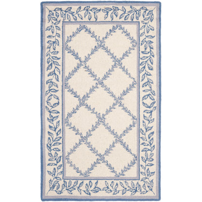 SAFAVIEH Handmade Chelsea Sunstripe Trellis French Country Wool Rug