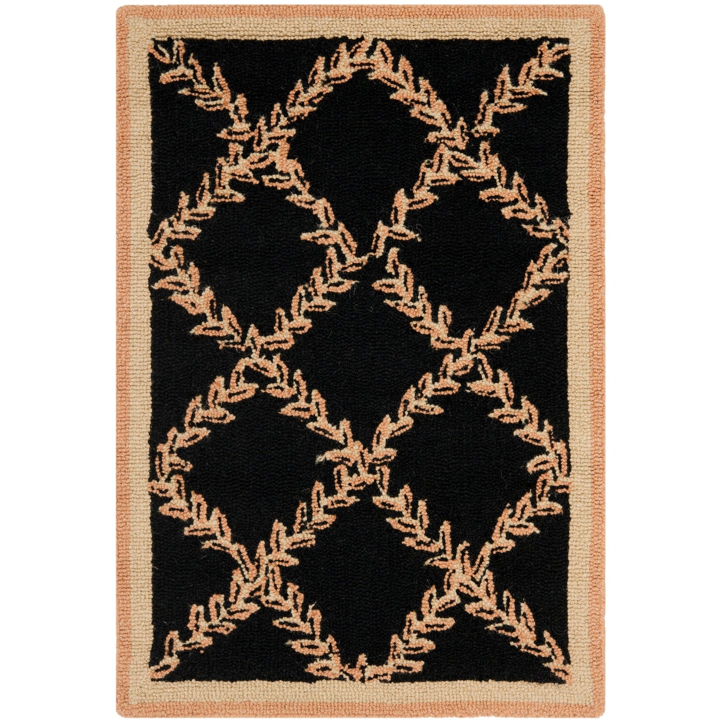 SAFAVIEH Handmade Chelsea Sunstripe Trellis French Country Wool Rug