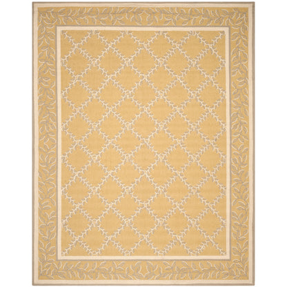 SAFAVIEH Handmade Chelsea Sunstripe Trellis French Country Wool Rug