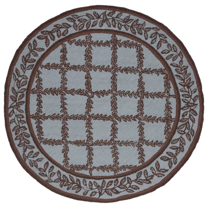 SAFAVIEH Handmade Chelsea Sunstripe Trellis French Country Wool Rug