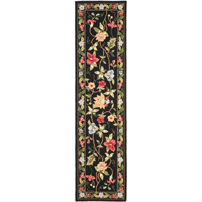 SAFAVIEH Handmade Chelsea Yauhenia French Country Floral Wool Rug