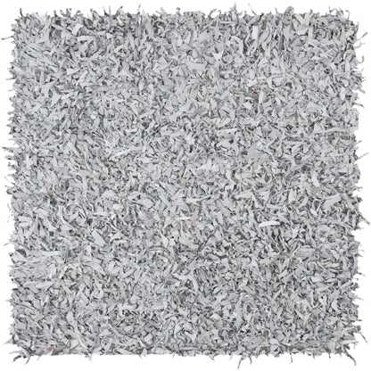 SAFAVIEH Handmade Leather Shag Blayne Modern Leather Rug