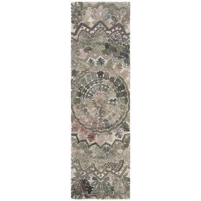 SAFAVIEH Handmade Marquee Carlijn Modern Medallion Wool Rug