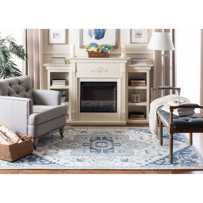 SAFAVIEH Handmade Micro-Loop Gulseven Medallion Wool Rug