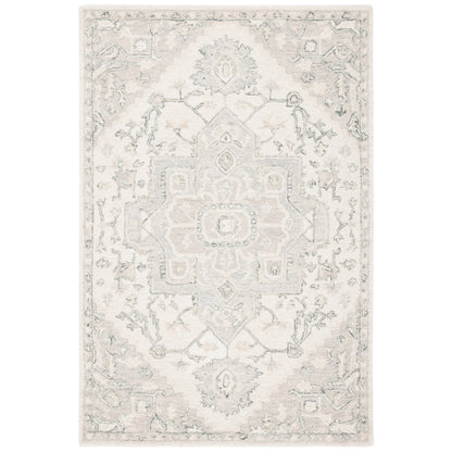 SAFAVIEH Handmade Micro-Loop Gulseven Medallion Wool Rug