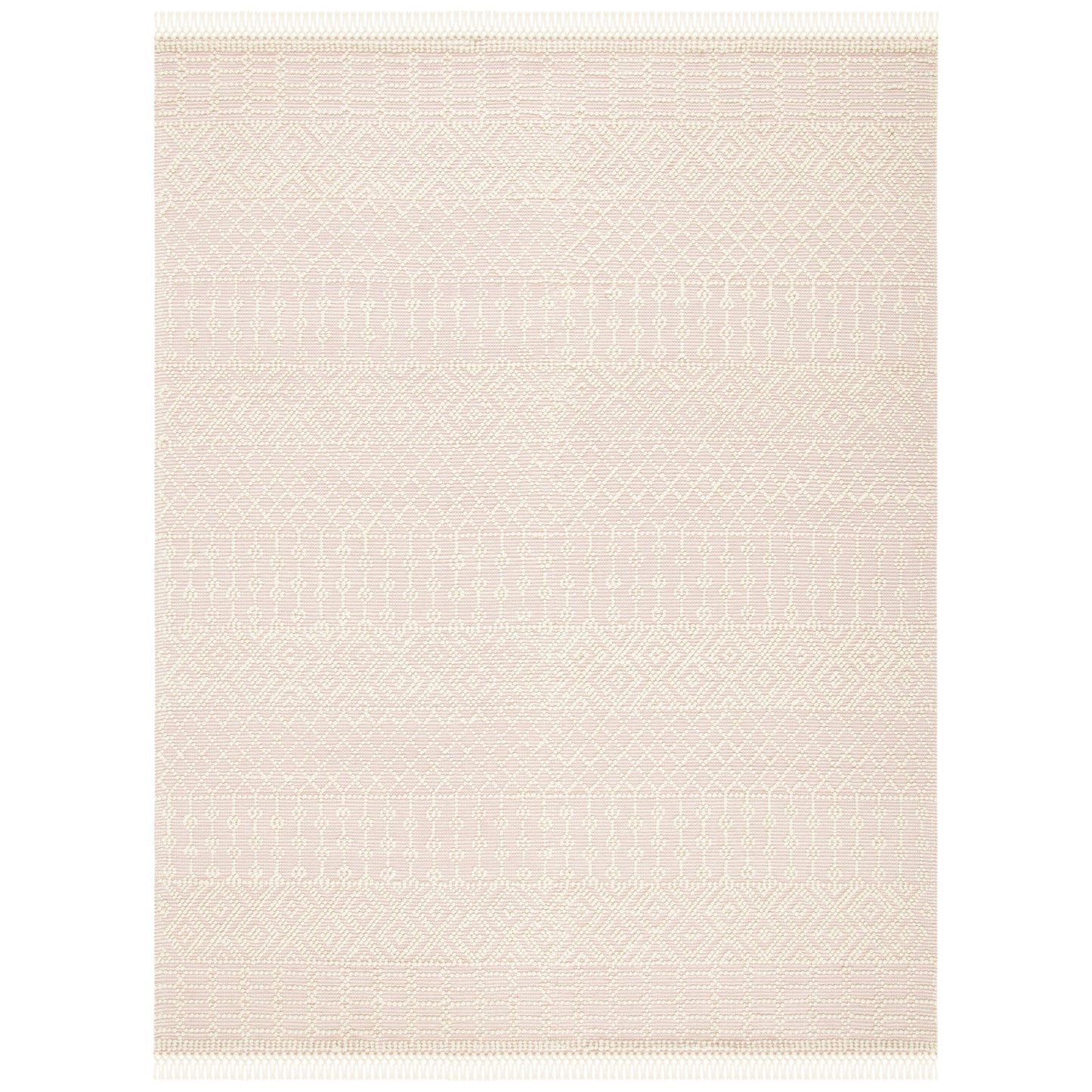 SAFAVIEH Handmade Natura Estel Wool Fringe Rug