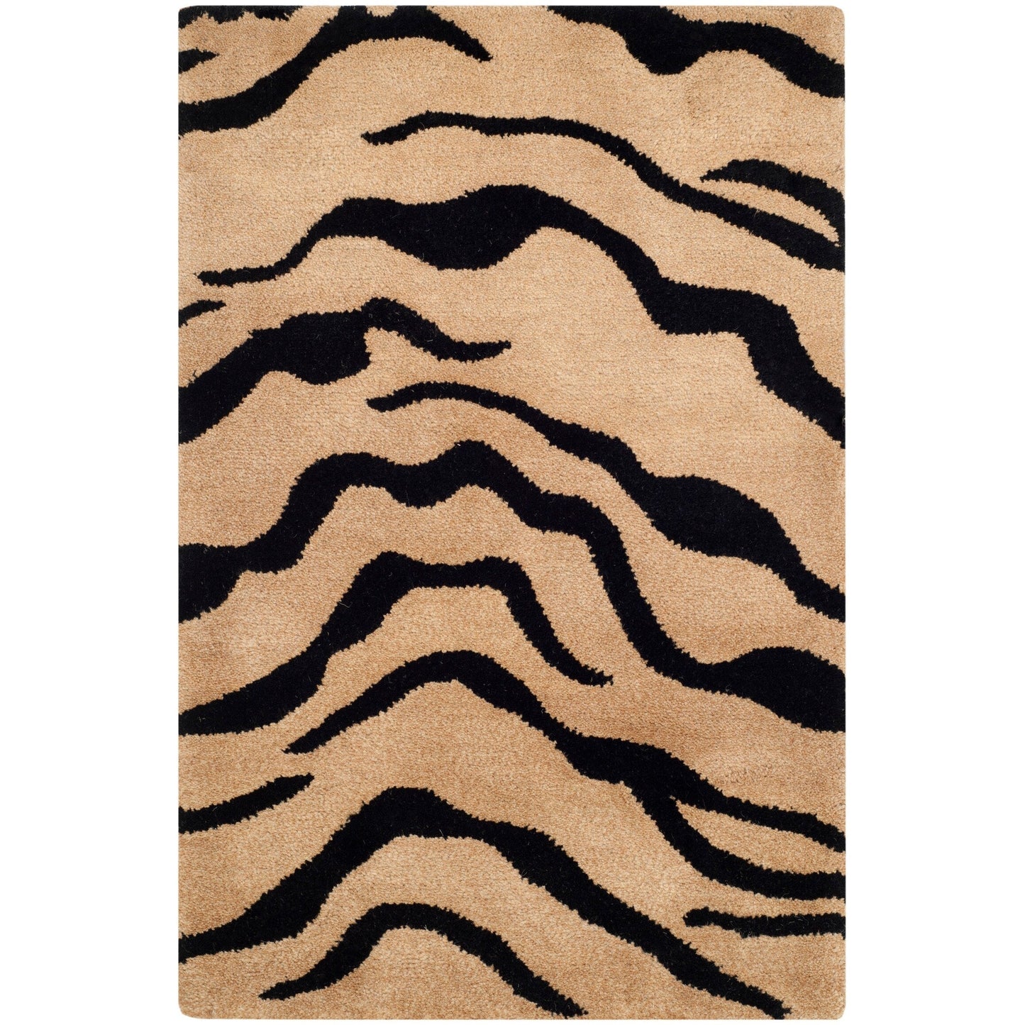 SAFAVIEH Handmade Soho Latoyia Tiger N.Z. Wool Rug