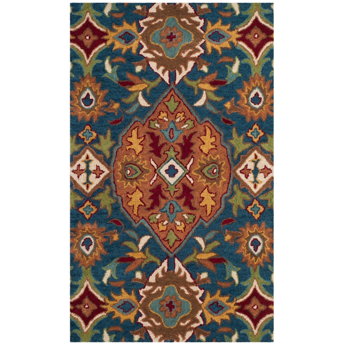 SAFAVIEH Heritage Sheena Hand-tufted Wool Area Rug