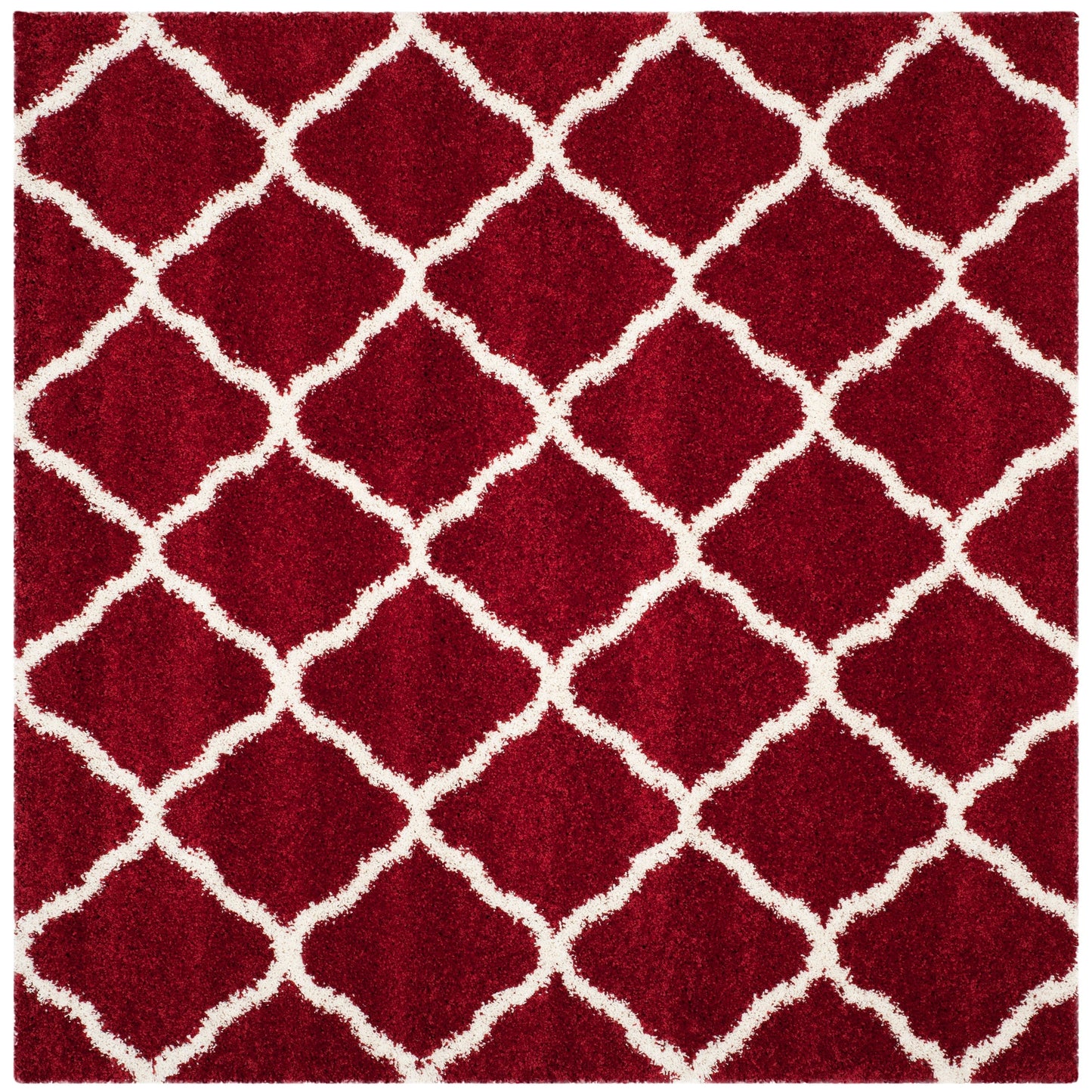 SAFAVIEH Hudson Shag Athena Trellis 2-inch Thick Rug