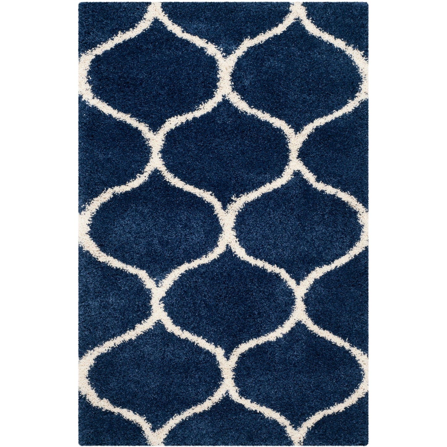 SAFAVIEH Hudson Shag Pushpa Trellis 2-inch Thick Area Rug