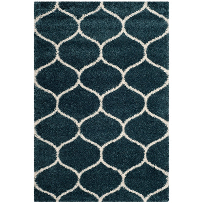 SAFAVIEH Hudson Shag Pushpa Trellis 2-inch Thick Area Rug