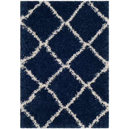 SAFAVIEH Hudson Shag Raili Diamond Trellis 2-inch Thick Rug
