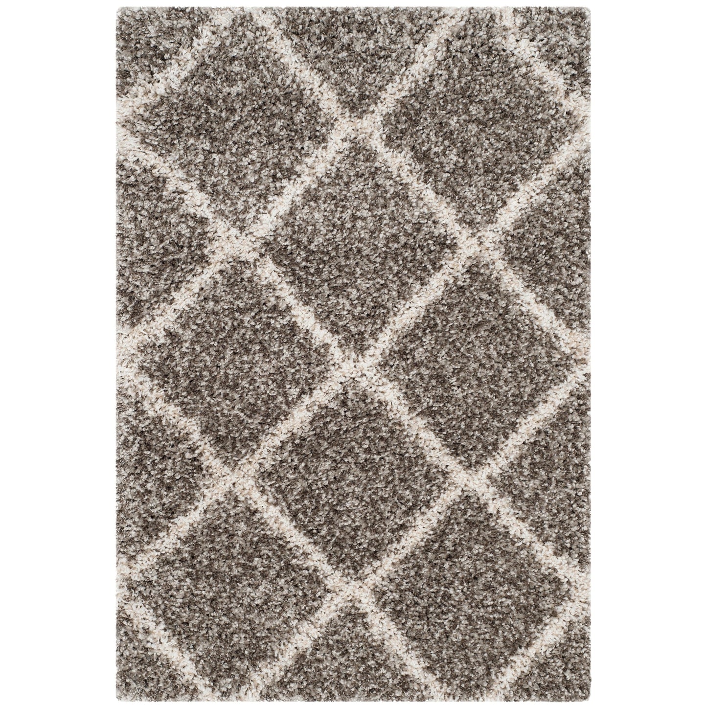 SAFAVIEH Hudson Shag Raili Diamond Trellis 2-inch Thick Rug