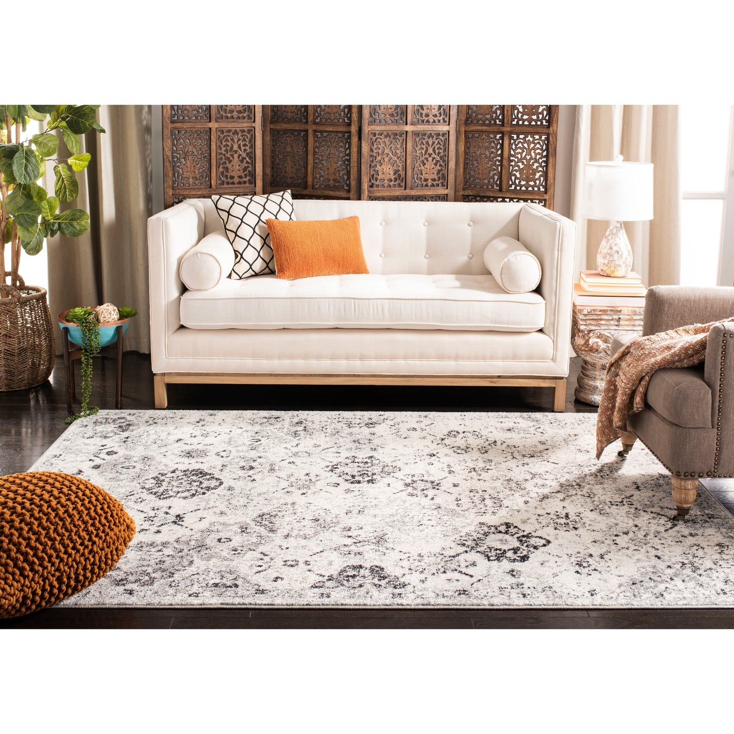 SAFAVIEH Madison Bettylou Boho Chic Distressed Area Rug