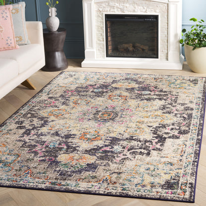 SAFAVIEH Madison Katelijne Boho Medallion Distressed Area Rug