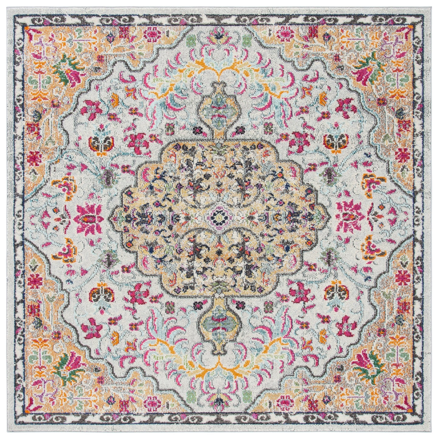 SAFAVIEH Madison Libusa Boho Medallion Distressed Rug