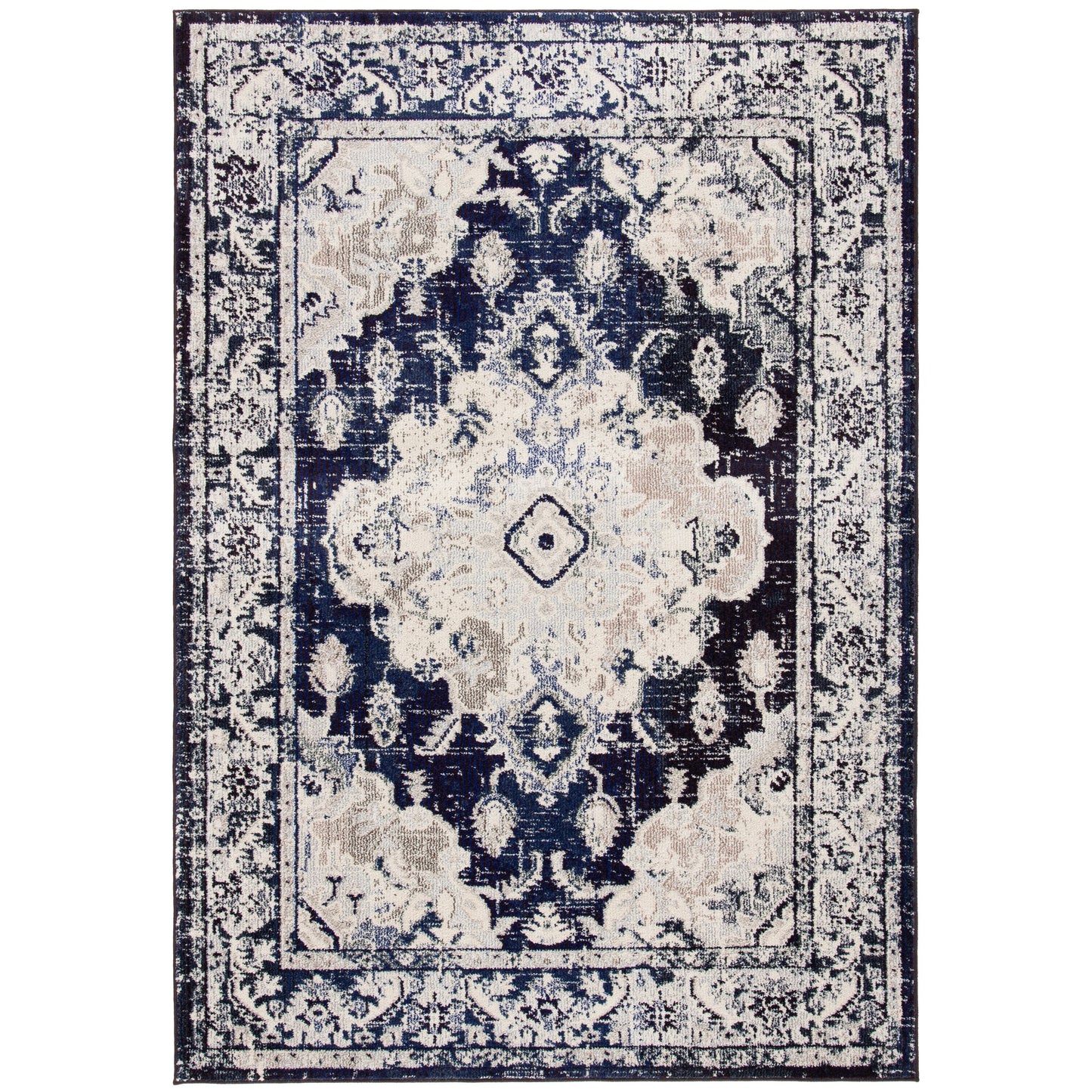 SAFAVIEH Monaco Oceane Boho Medallion Distressed Area Rug