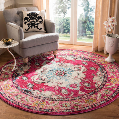SAFAVIEH Monaco Oceane Boho Medallion Distressed Area Rug