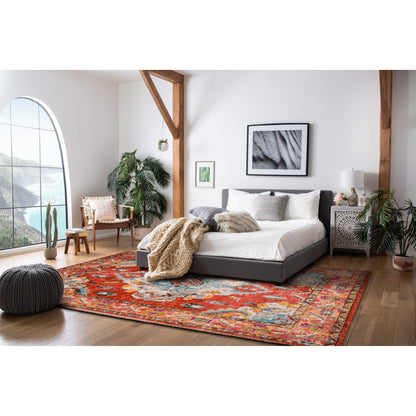 SAFAVIEH Monaco Oceane Boho Medallion Distressed Area Rug