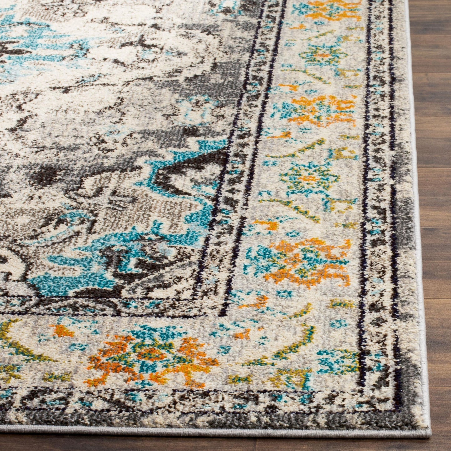 SAFAVIEH Monaco Oceane Boho Medallion Distressed Area Rug
