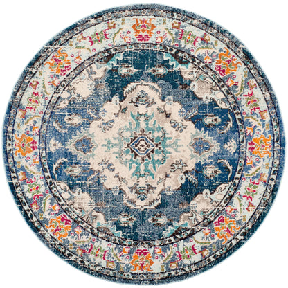SAFAVIEH Monaco Oceane Boho Medallion Distressed Area Rug
