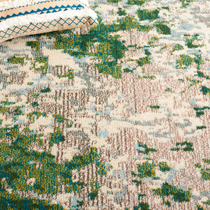 SAFAVIEH Monaco Panna Boho Abstract Modern Watercolor Area Rug