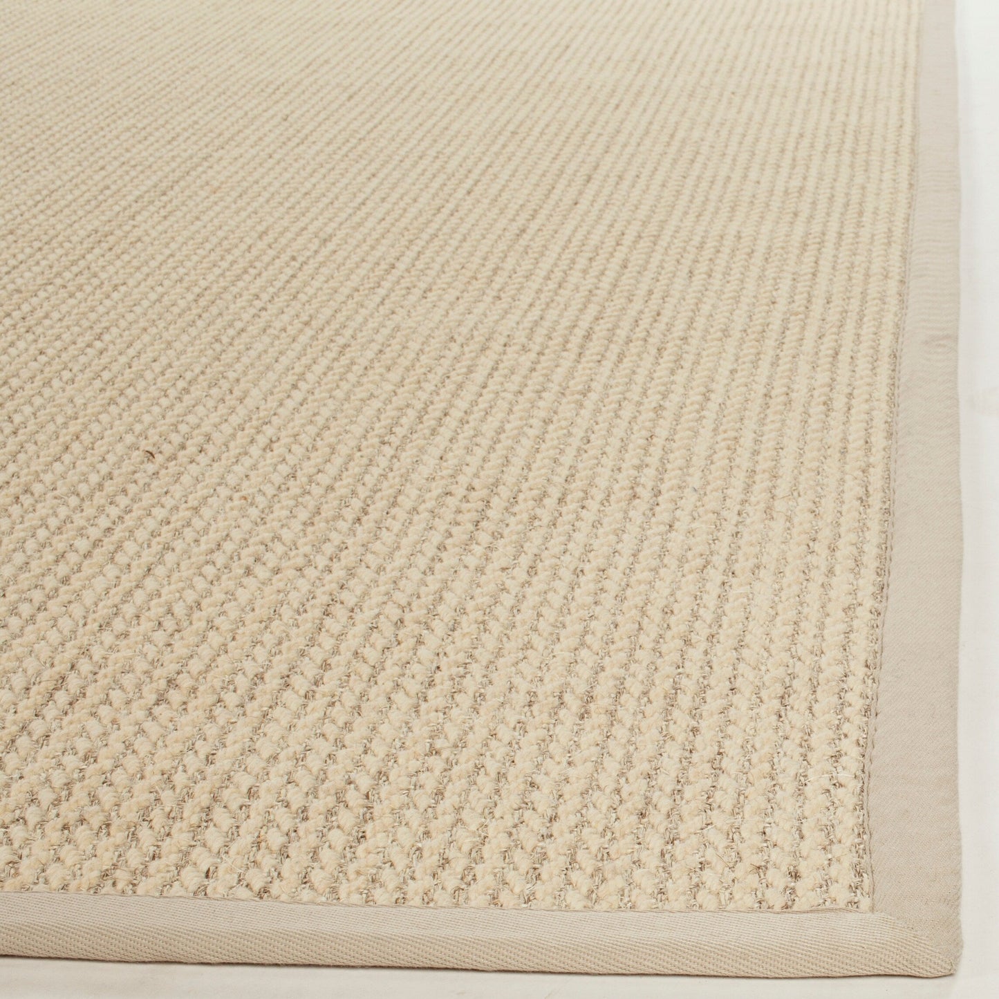 SAFAVIEH Natural Fiber Evia Sisal & Wool Rug