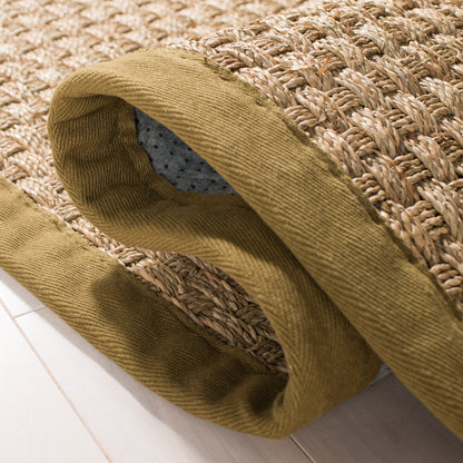 SAFAVIEH Natural Fiber Zymryd Basketweave Seagrass Rug