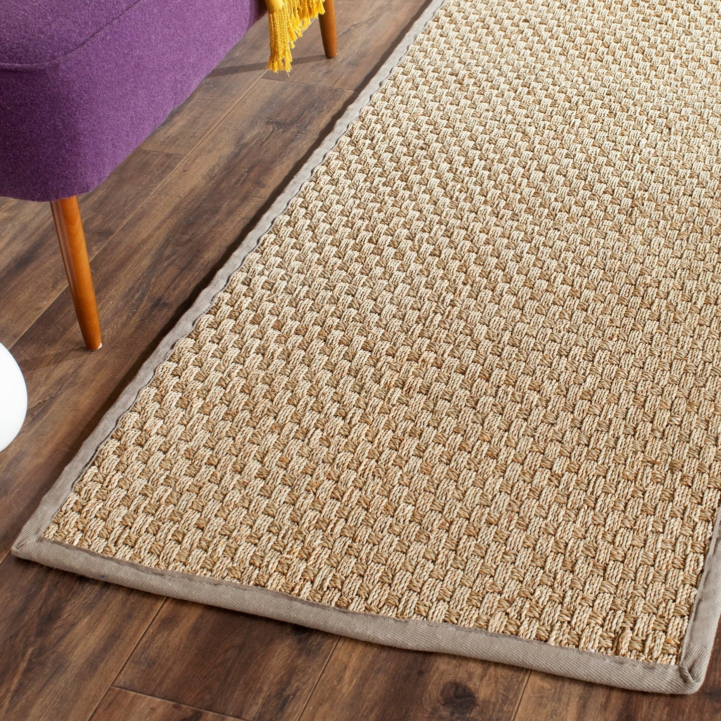 SAFAVIEH Natural Fiber Zymryd Basketweave Seagrass Rug