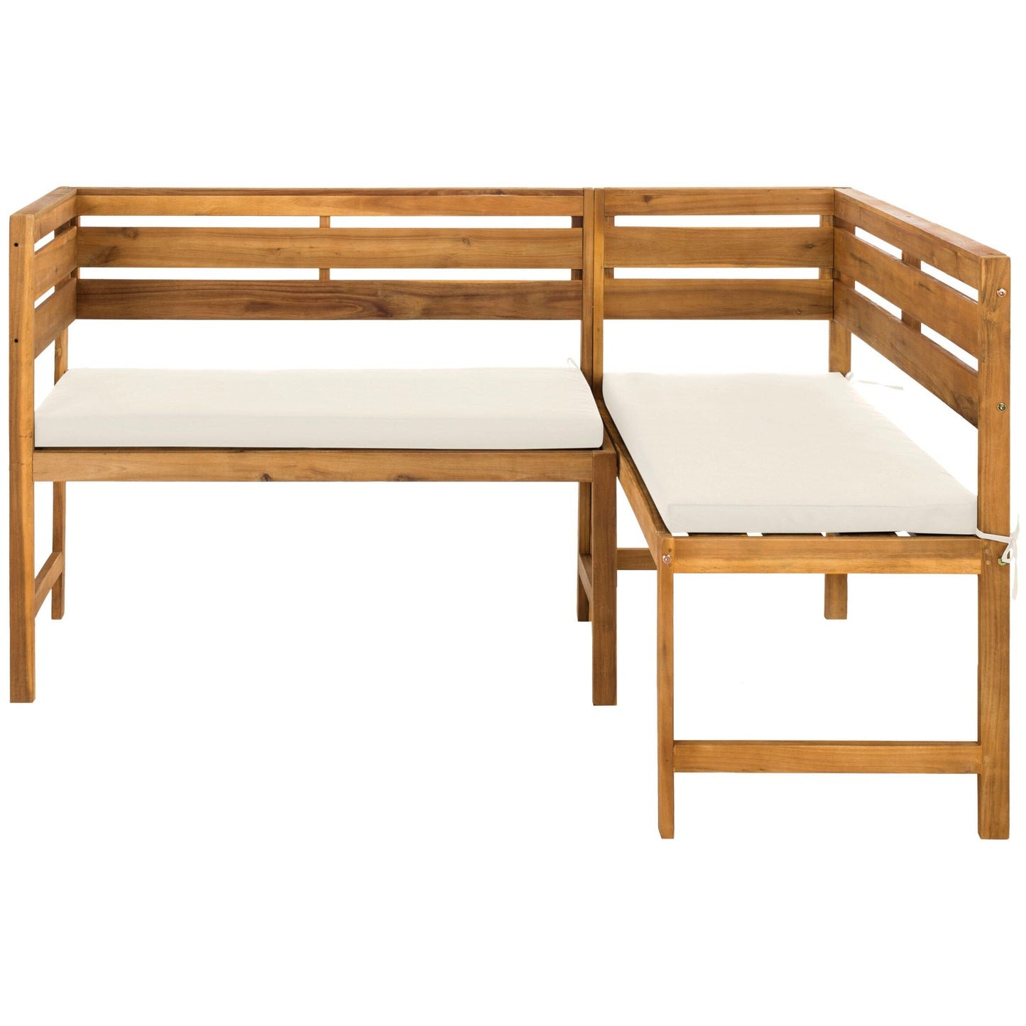 SAFAVIEH Outdoor Kenna 3-Piece Balcony Corner Lounge Set - 39Wx19Dx33H