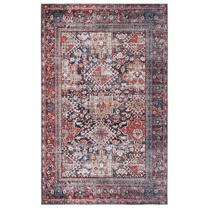 SAFAVIEH Tucson Machine Washable Slip Resistant Eldora Traditional Rug