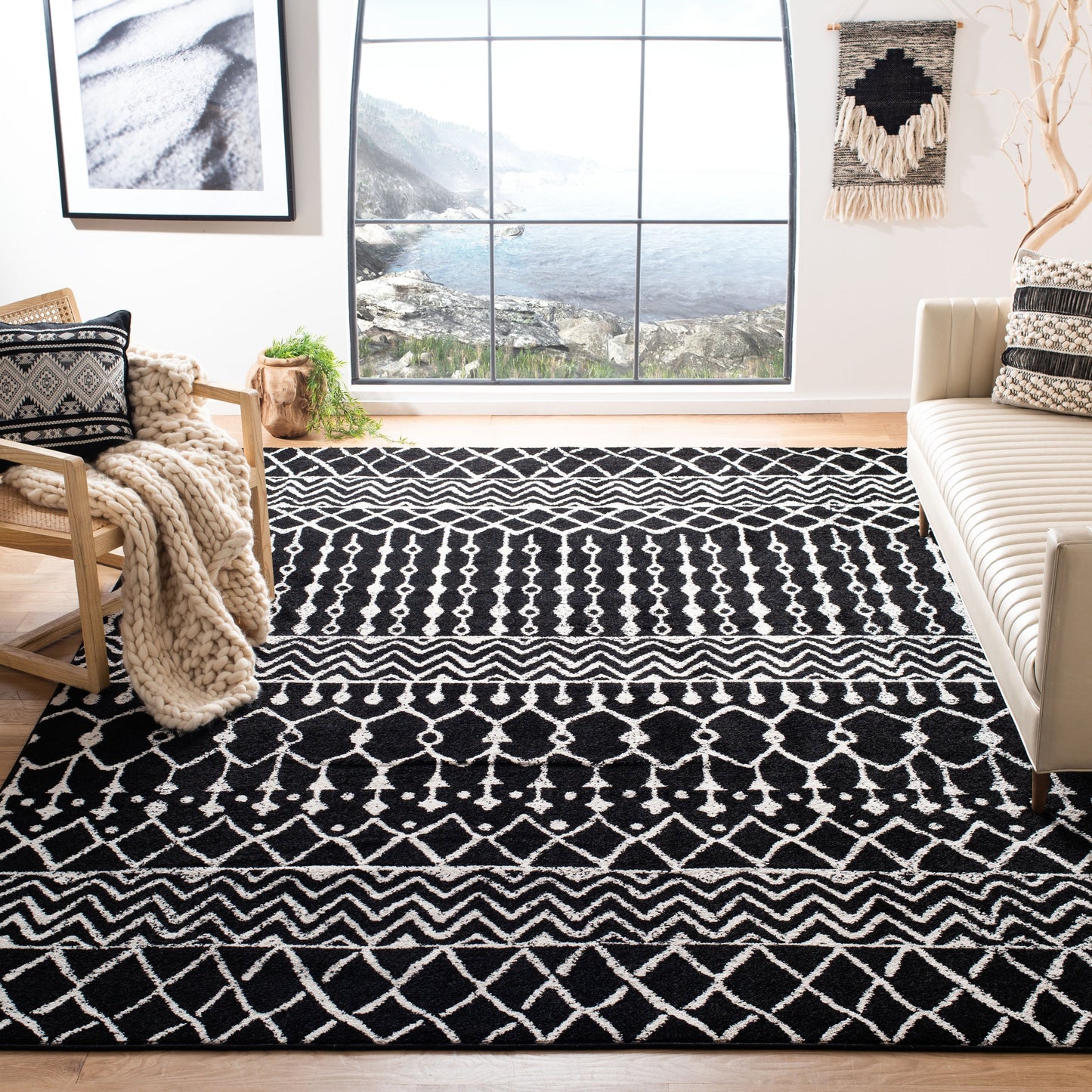 SAFAVIEH Tulum Metta Moroccan Boho Tribal Rug