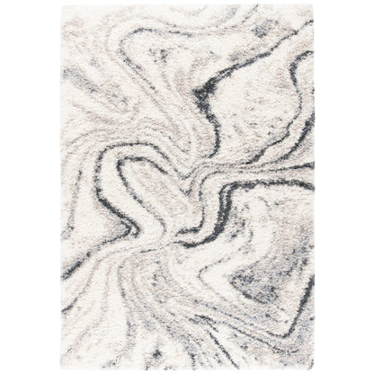 SAFAVIEH, Fontana Shag Zviya Modern Abstract 2-inch Thick Rug