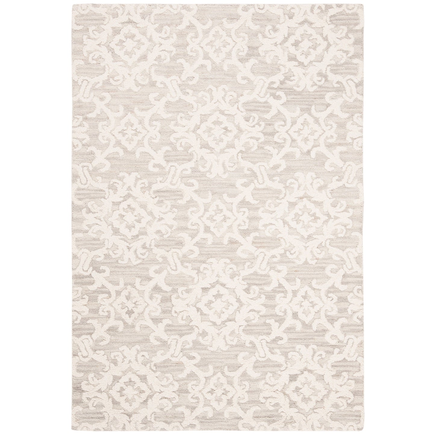 SAFAVIEH, Handmade Blossom Vesela Modern Floral Wool Rug