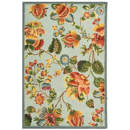 SAFAVIEH, Handmade Chelsea Jurendine French Country Floral Wool Rug