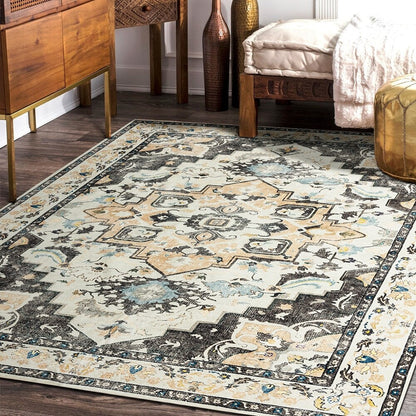 Vintage Modern Abstract Area Rug