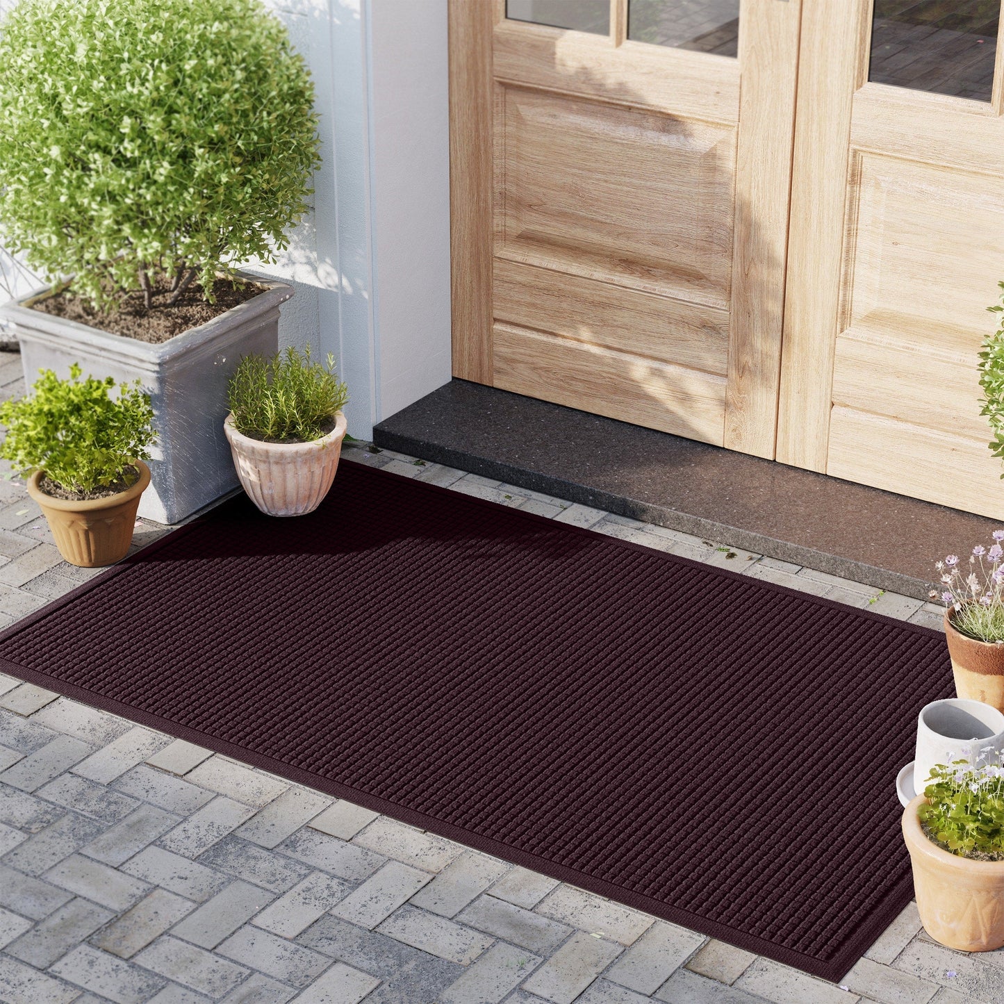 WaterHog Squares Indoor Outdoor Door Mat