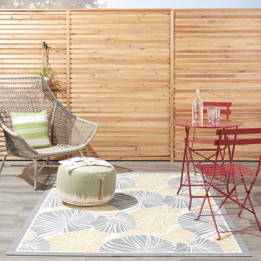 Waverly Sun N' Shade Modern Botanical Indoor/Outdoor Area Rug