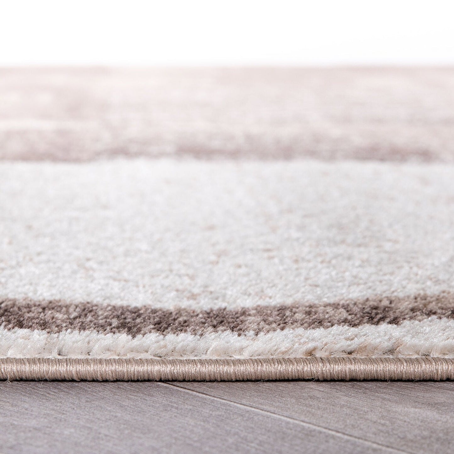 World Rug Gallery Abstract Polypropylene Machine-Made Circle Area Rug