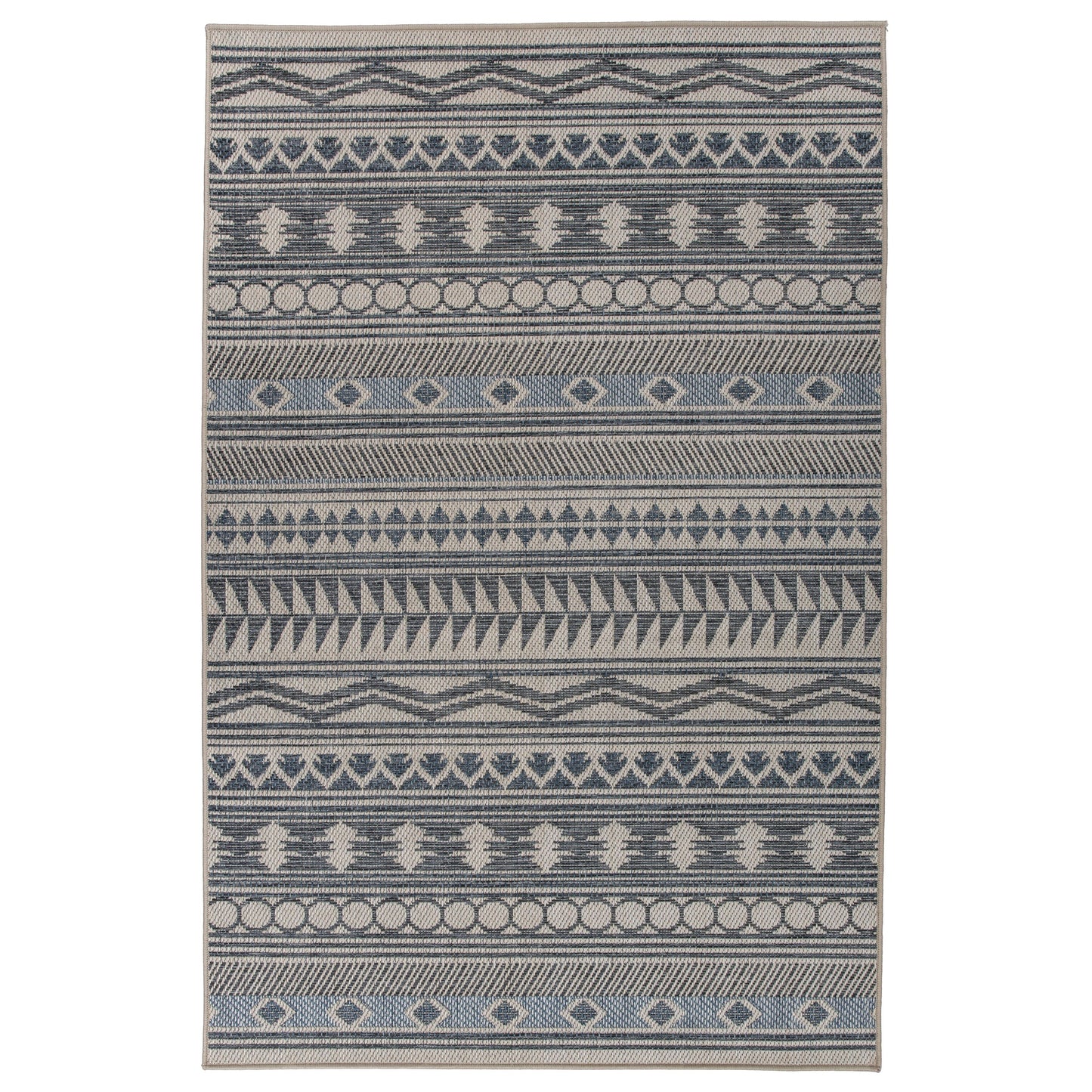 World Rug Gallery Modern Bohemian Global Indoor/Outdoor Area Rug