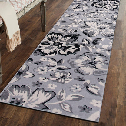 World Rug Gallery Modern Floral Design Area Rug