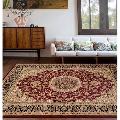 World Rug Gallery Traditional Oriental Medallion Area Rug