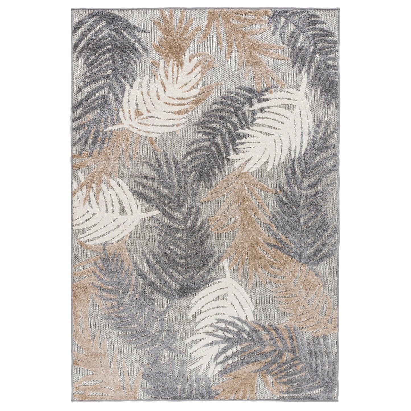World Rug Gallery Tropical Floral Modern Indoor/Outdoor Area Rug