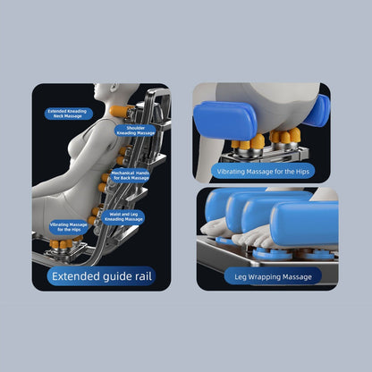 Zero Gravity Massage Recliner Chair with Full Body Massage, Heating, and Built-in Bluetooth Audio